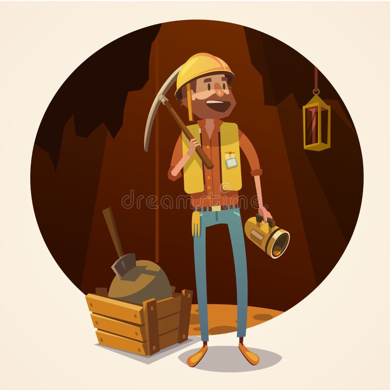 Mining concept illustration vector illustration
