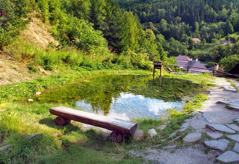 Mining watercourse landmark, Spania Dolina