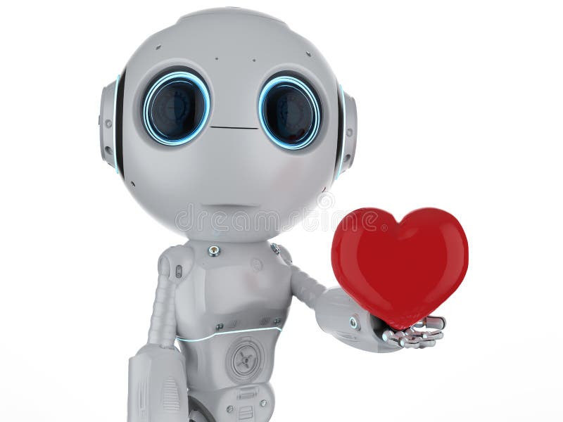Minirobotergriffherz lizenzfreie abbildung