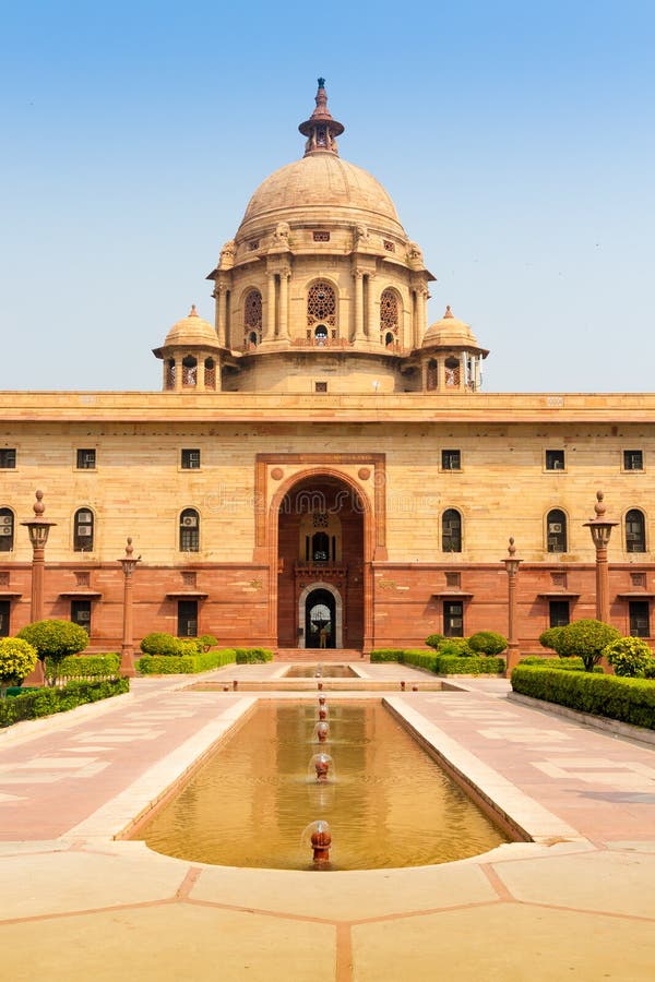 New Delhi President House stock image. Image of bhavan - 19359159