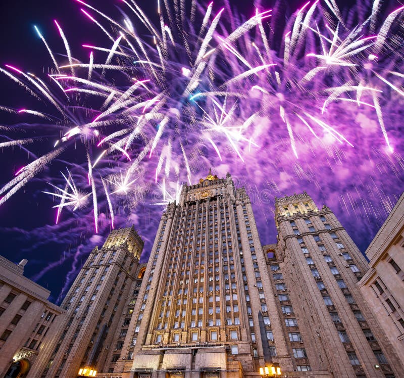 Ministry of Foreign Affairs of the Russian Federation and Fireworks in ...