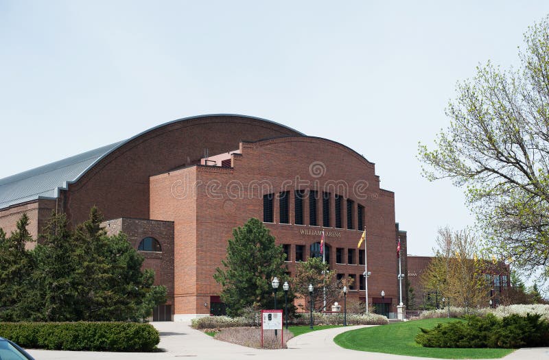 MINNEAPOLIS, MN, USA - MAY 2, 2017: Williams Arena on the campus of the University of Minnesota. Williams Arena is home of the University of Minnesota Golden Gophers basketball team.