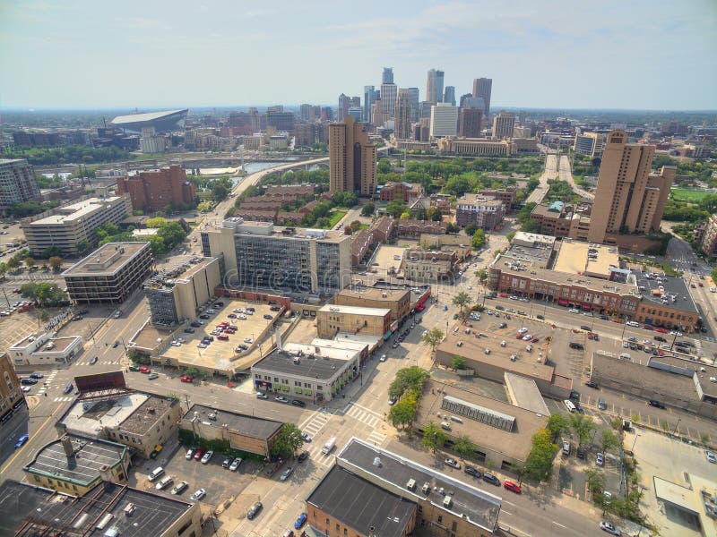 Minneapolis Skyline in Minnesota, USA stock image Minneapolis Skyline in Minnesota, USA stock image
