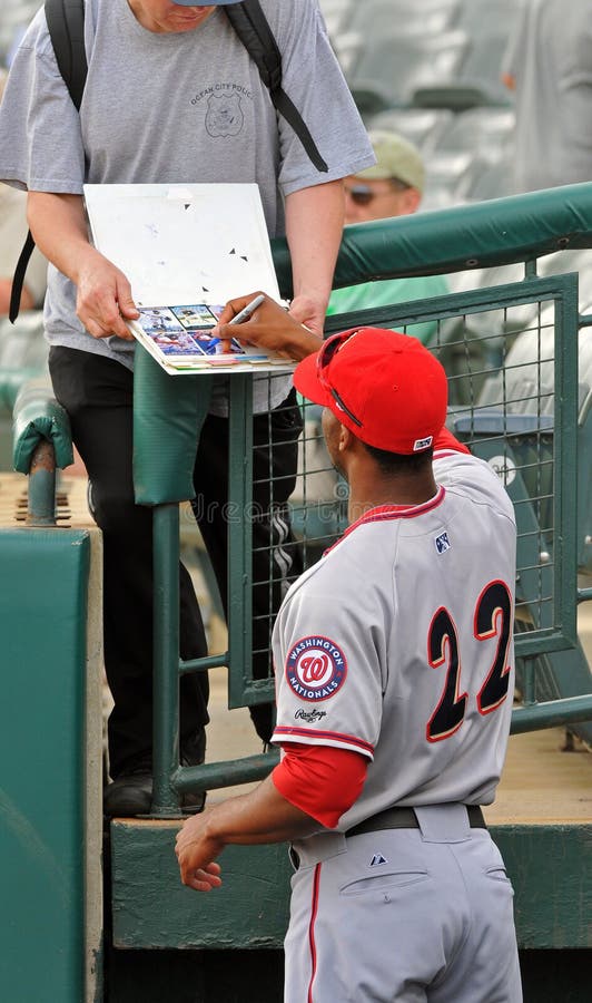 Minor League Baseball Autographs Editorial Stock Image Image of
