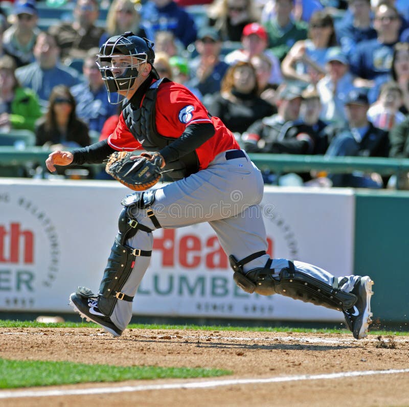 Minor League Baseball Catcher Editorial Image Image of waiting, pads