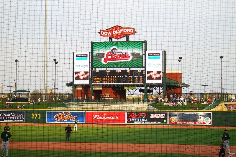 Minor League Baseball - Lansing Lugnuts Editorial Stock Image - Image of  arena, batter: 139592644