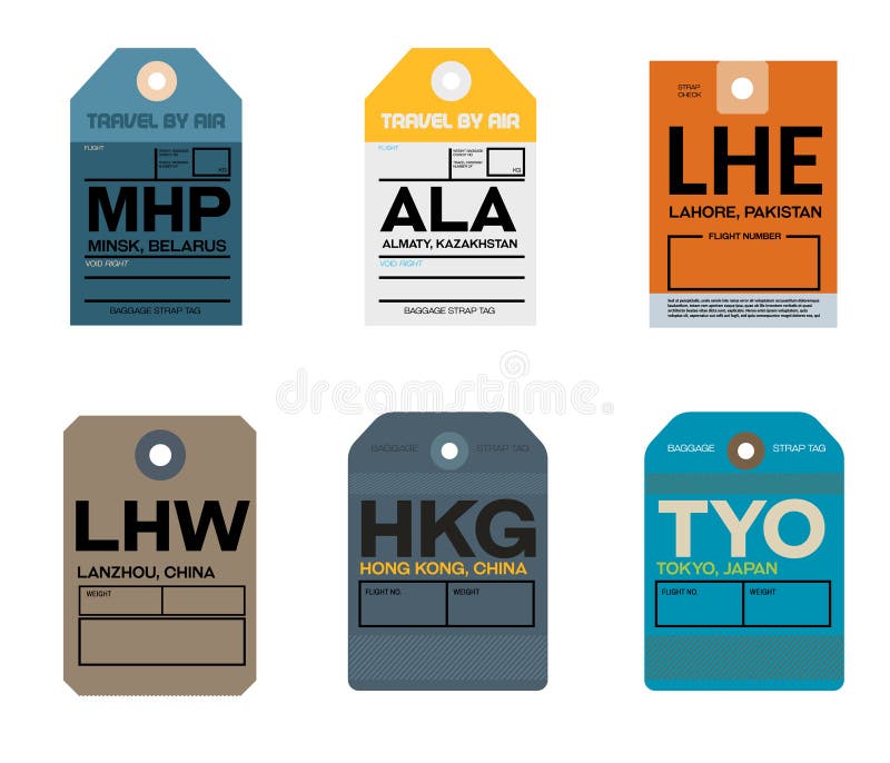 Minsk almaty lahore lanzhou hong kong tokyo baggage tag royalty free illustration Minsk almaty lahore lanzhou hong kong tokyo baggage tag royalty free illustration