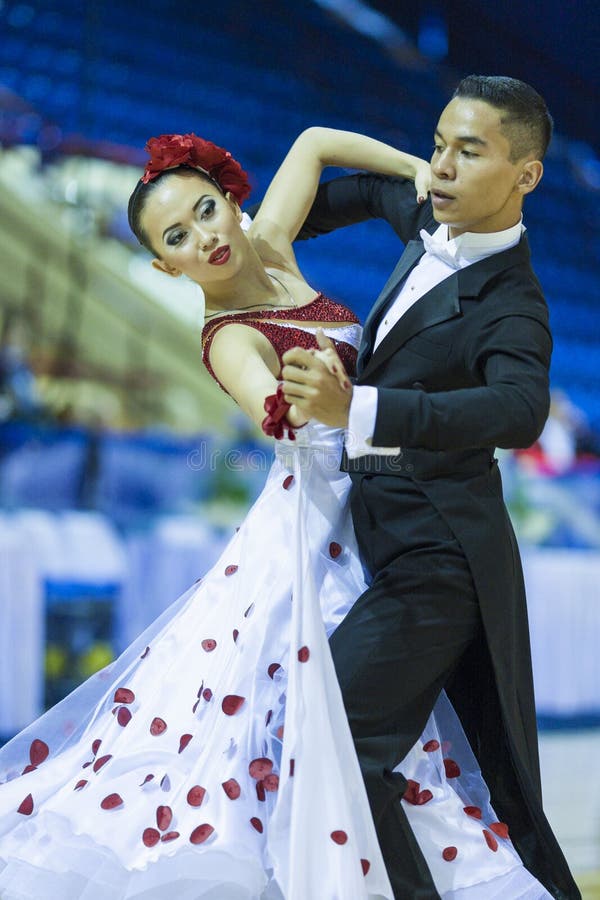 Minsk-Belarus, October 5, 2014: Unidentified Professional dance