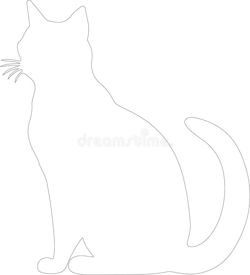 Minskin cat disposition silhouette generative ai. Dispositionssilhuette för minskingkatt med transparent bakgrundsgenerativ ai