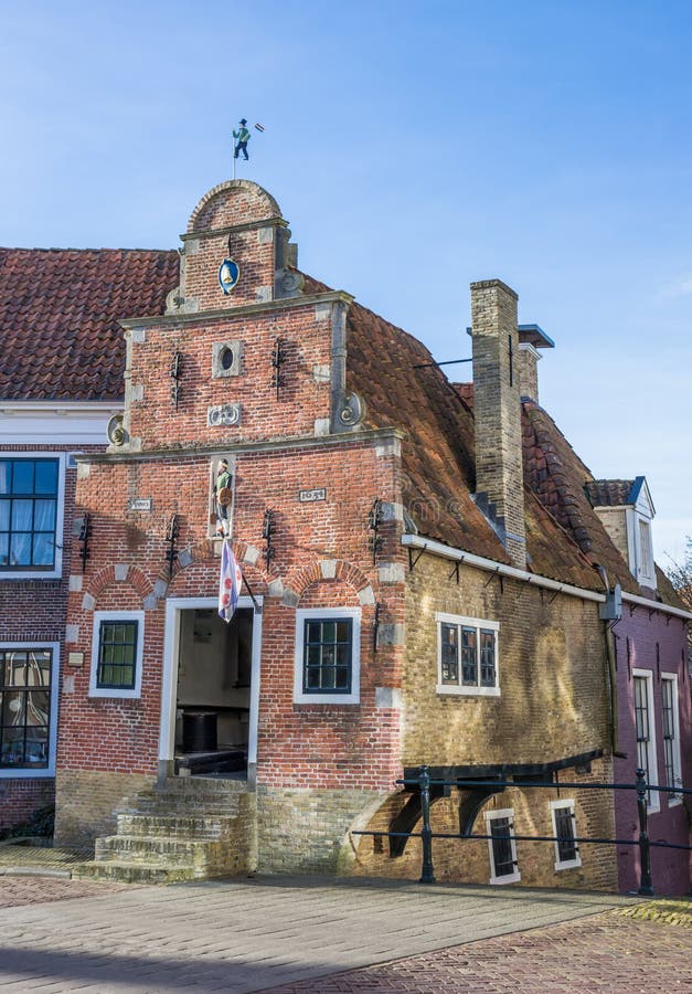 Minst hus av den historiska staden Franeker royaltyfria bilder Minst hus av den historiska staden Franeker royaltyfria bilder
