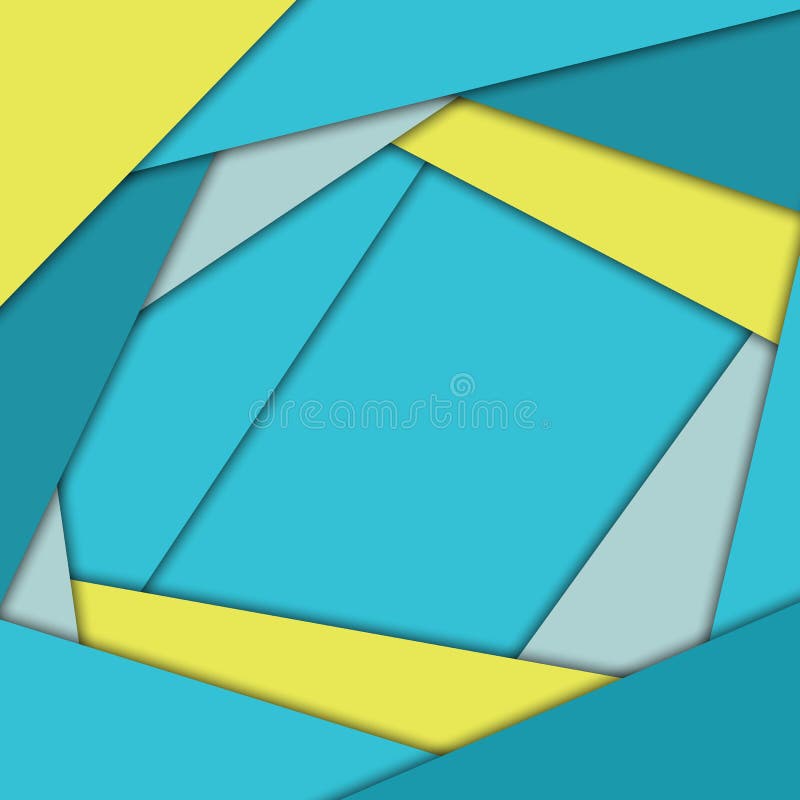 Minsta geometrisk f? rgrik bakgrund Id? rik materiell design f? r abstrakt begrepp F? r reng? ringsduk mobil, app, modern mall vektor illustrationer