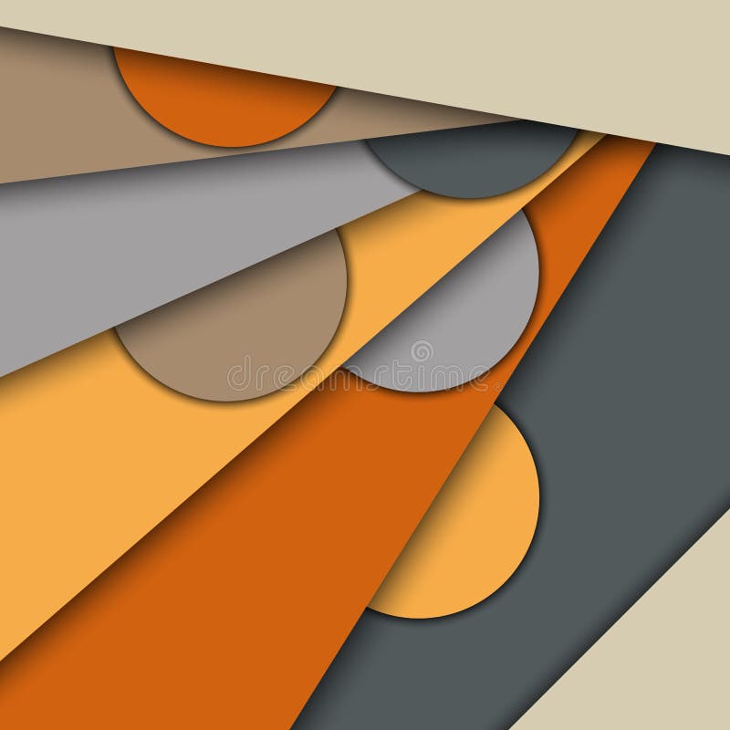 Minsta geometrisk f? rgrik bakgrund Id? rik materiell design f? r abstrakt begrepp F? r reng? ringsduk mobil, app, modern mall vektor illustrationer