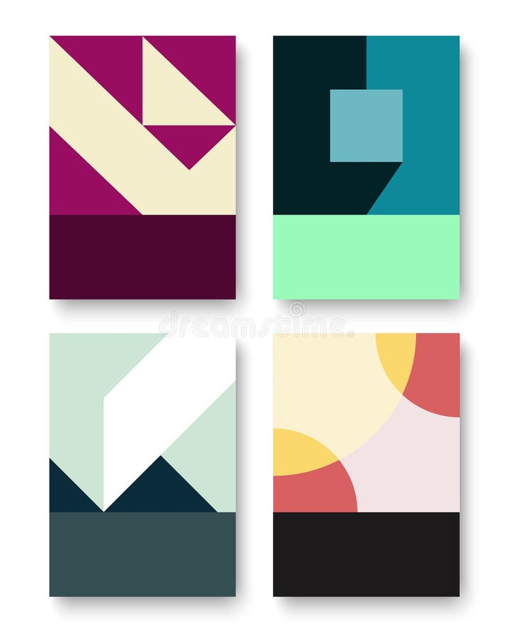 Minsta geometrisk orientering för grafisk design, abstrakt polygonbakgrund royaltyfri illustrationer
