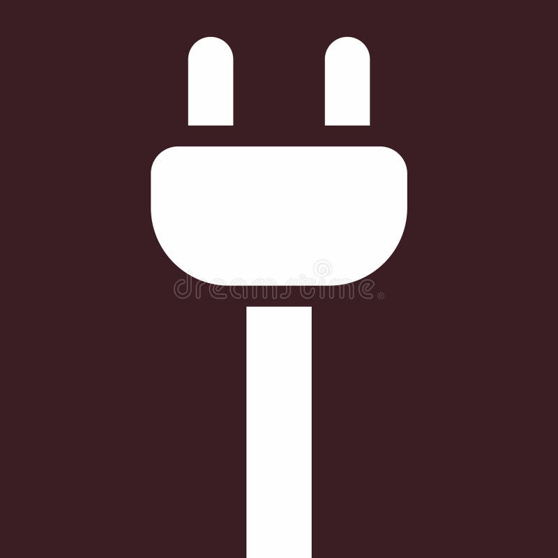 Minsta geometriska symbol för elektrisk kontakt stock illustrationer