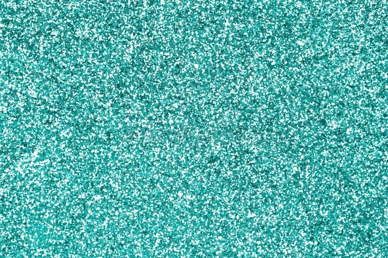 Teal Turquoise Aqua Mint Green Glitter Background Texture. Teal green or turquoise and aqua glitter sparkle background texture or mint color party invitation