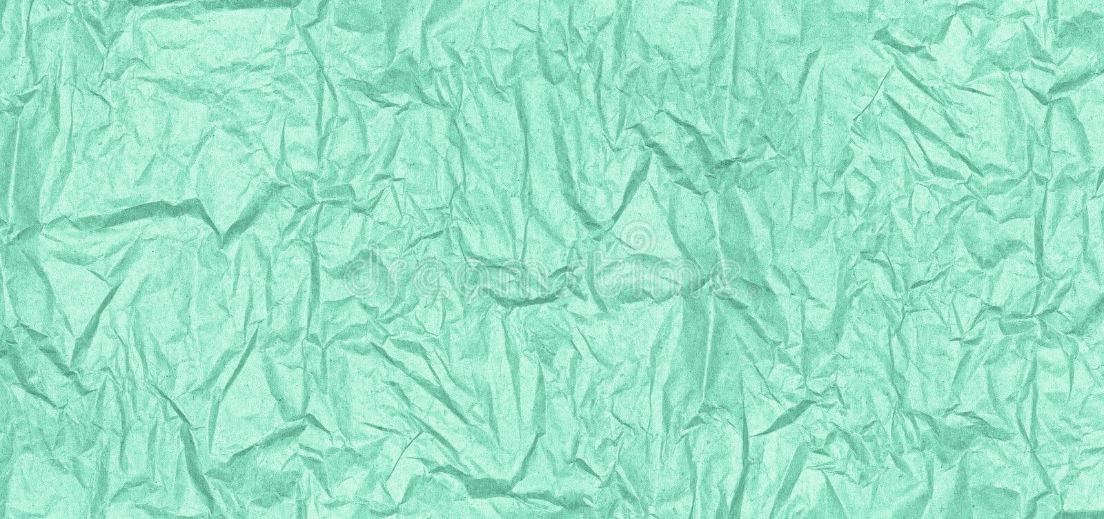 https://thumbs.dreamstime.com/b/mint-green-crumpled-paper-texture-wrinkle-pattern-pastel-color-abstract-wide-background-235502028.jpg?w=1600