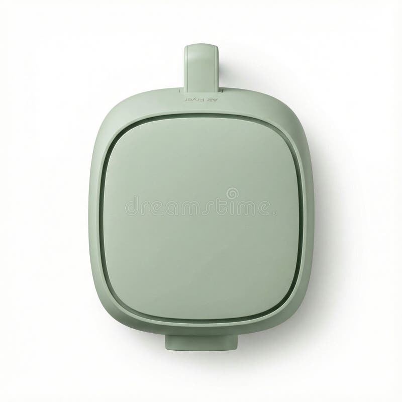 Mint green headphone earcup top view royalty free illustration