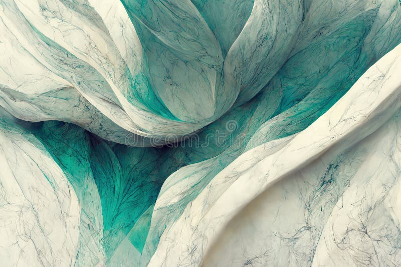 Mint Green Marble Texture. Luxury Abstract Fluid Art Paint Background