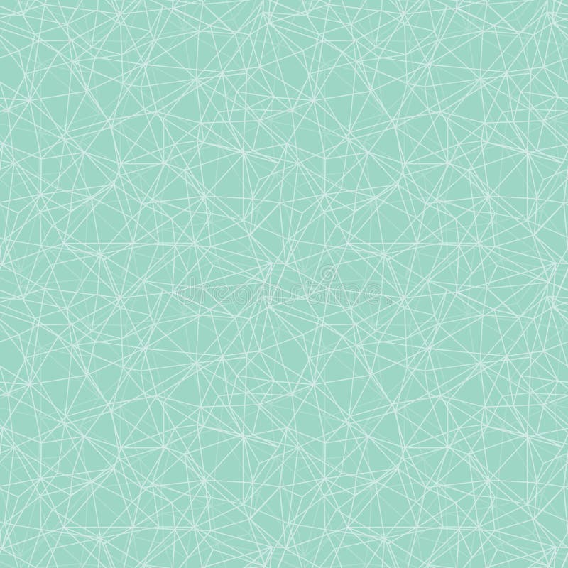 Mint green network web texture seamless pattern. vector illustration
