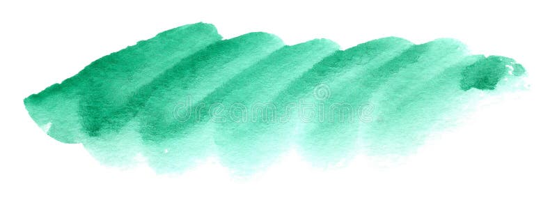 Mint Green Watercolor Cloud. Abstract Background for Text or Logo ...