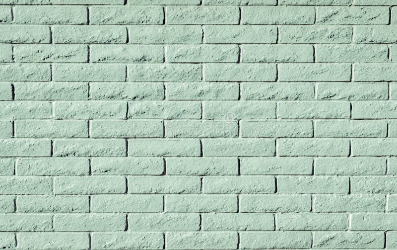 Mint or Light Greeen Colored Brick Wall Background or Texture Stock Photo Image of concrete