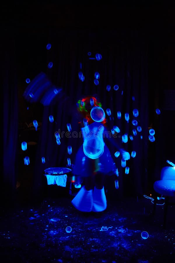 Miope bubble mostra le prestazioni fotografia stock