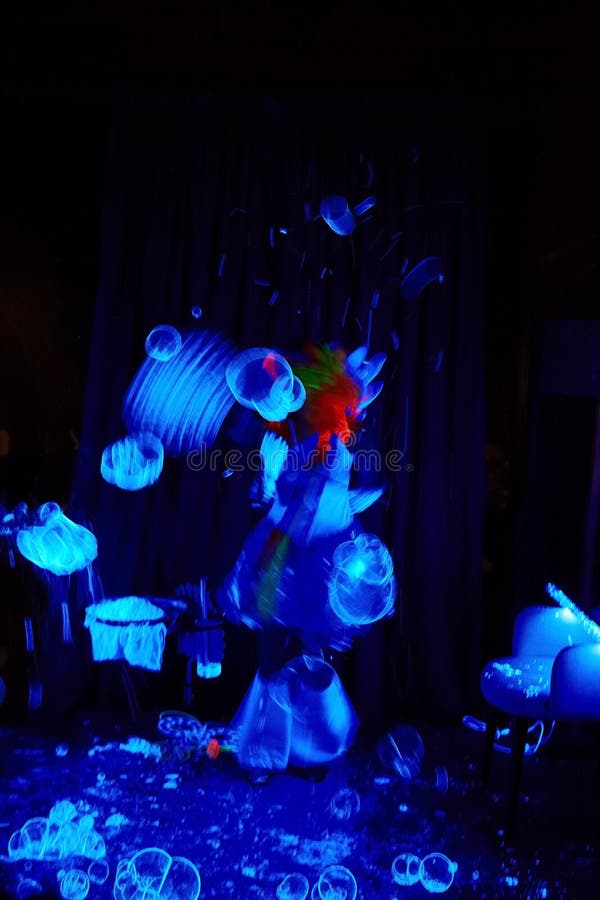 Miope bubble mostra le prestazioni immagini stock