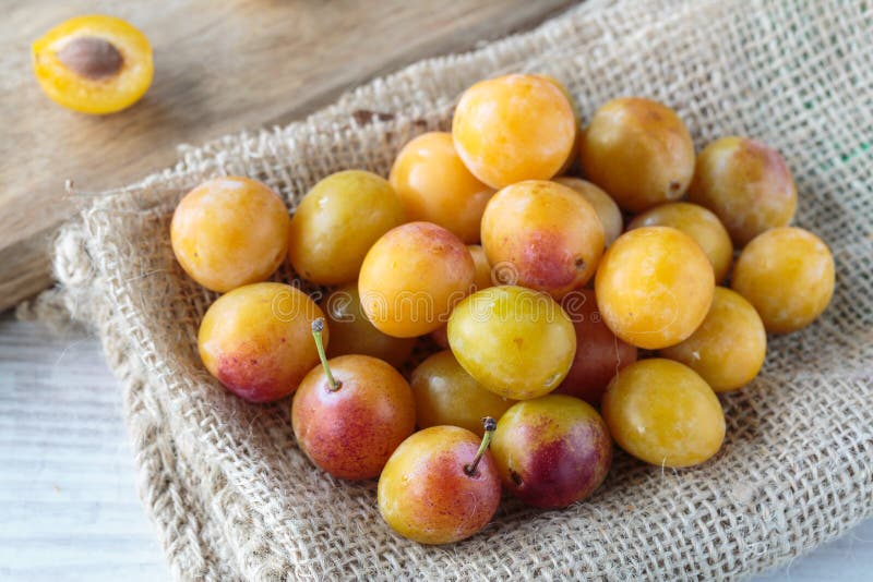 Mirabelle plums stock image. Image of nature, gourmet 64785879