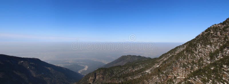 Miragem em lushan imagens de stock royalty free Miragem em lushan imagens de stock royalty free