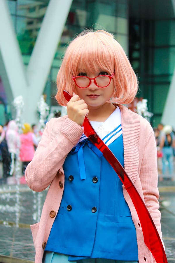 Beyond the Boundary Kyokai no Kanata Kuriyama Mirai Cosplay Costume