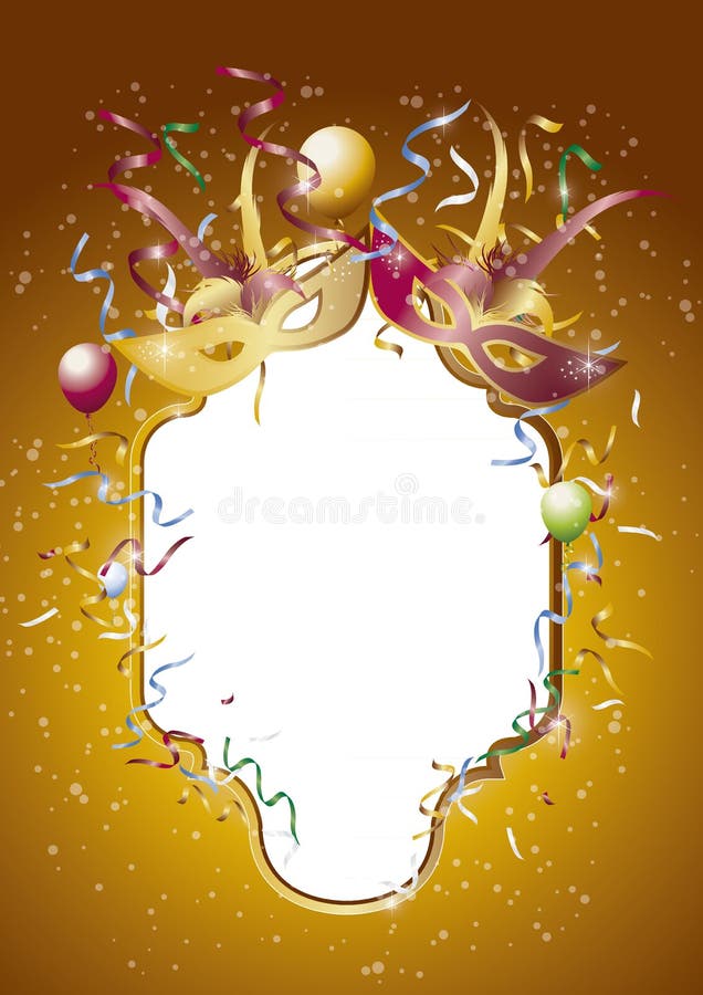 Miroir 1 de carnaval illustration libre de droits Miroir 1 de carnaval illustration libre de droits