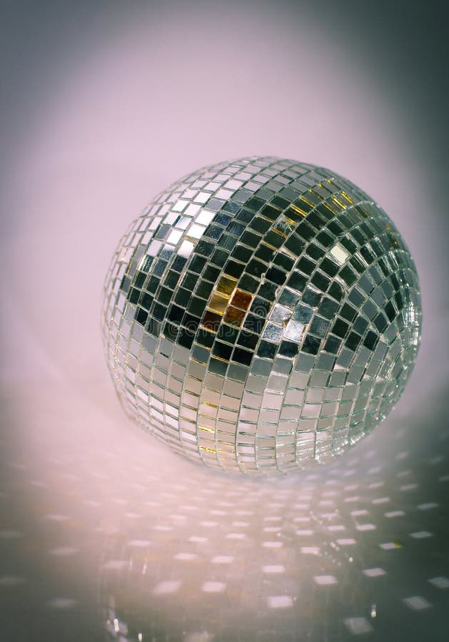 Mirror Ball.isolated On A Dark Background. Stock Image - Image of decorate, circle: 121437001