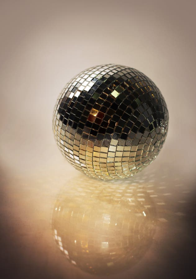Mirror Ball.isolated On A Dark Background. Stock Image - Image of isolated, black: 121579509