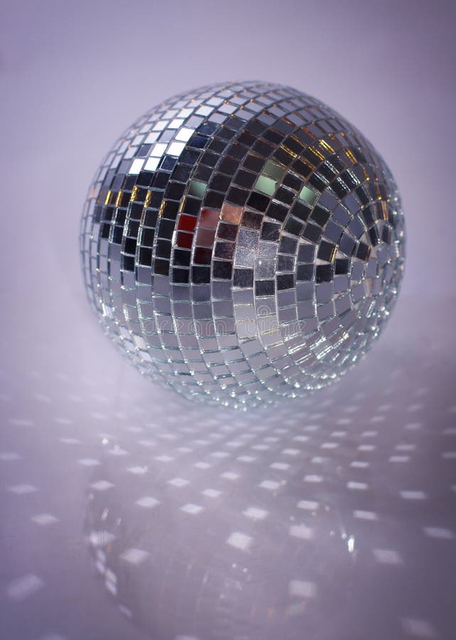 Mirror Ball.isolated On A Dark Background. Photo With Copy Space Stock Photo - Image of ball