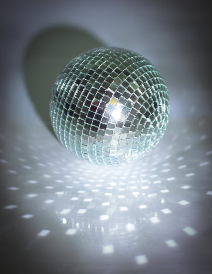 Mirror Ball.isolated On A Dark Background. Stock Photo - Image of ball, design: 112281278