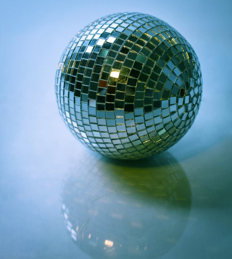 Mirror Ball.isolated On A Dark Background.photo With Copy Space Stock Image - Image of abstract