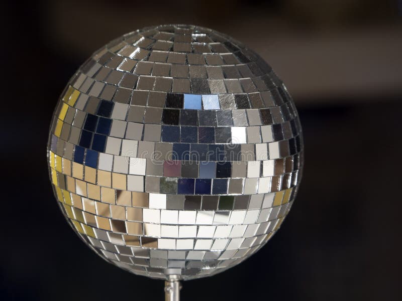 Mirror Dance Rotating Ball Detail Stock Image Image of celebration