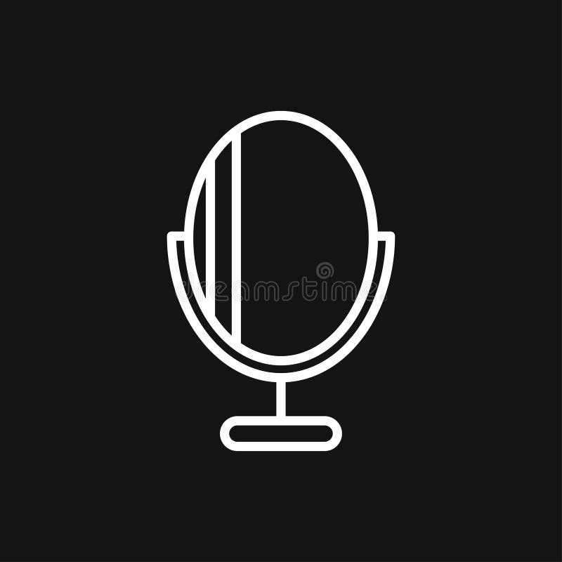 Mirror Icon Vector Logo, Illustration, Vector Sign Symbol For Design