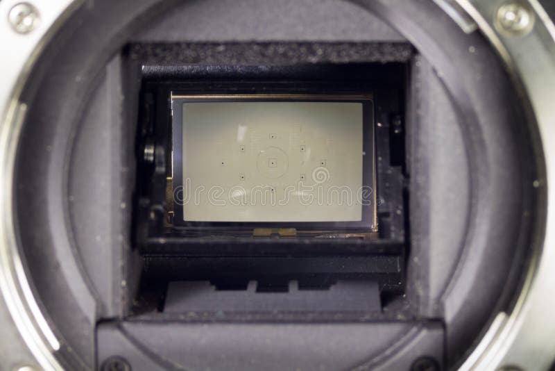 Mirror and Shutter Mechanism DSLR Camera Stock Image Image of lens