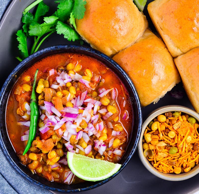 Spicy Indian starters -Misal pav