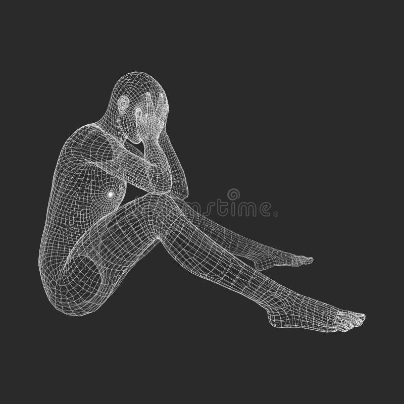 Illustration Young Man Thinking Pose Stock Vector (Royalty Free) 2214985467  | Shutterstock