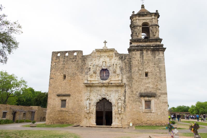 Misión San Jose San Antonio Texas fotografía de archivo Misión San Jose San Antonio Texas fotografía de archivo