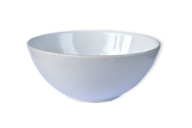 Miska ceramiczna wyizolowana na białym tle obrazy royalty free Miska ceramiczna wyizolowana na białym tle obrazy royalty free