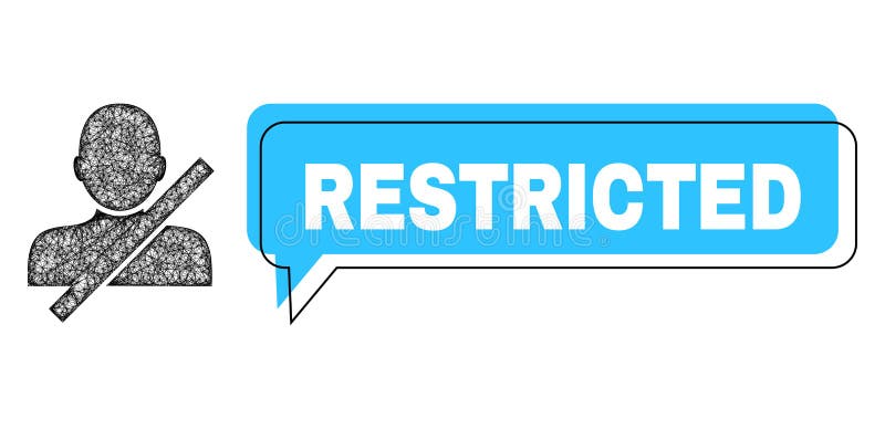 Restrict user. Ограниченно значок.