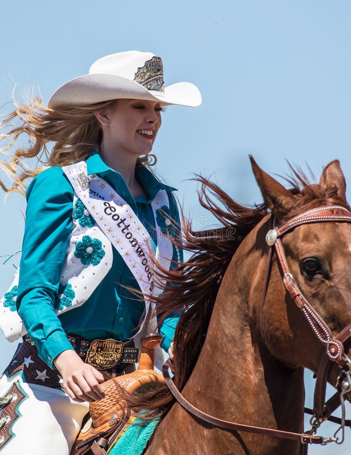 Rodeo queen at the Cottonwood Rodeo in northern California. Rodeo queen at the Cottonwood Rodeo in northern California.