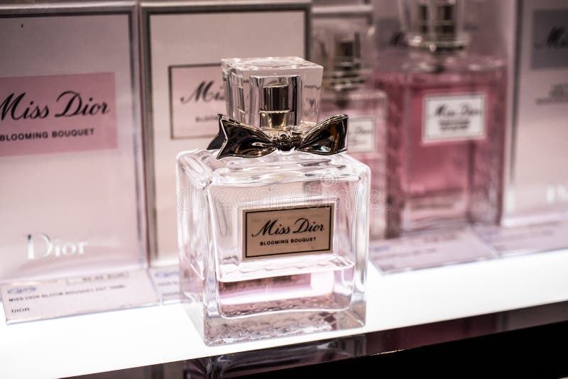 Miss Dior Perfume on the Shop Display for Sale, Christian Dior SE is ...