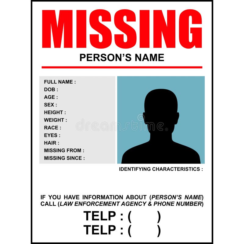 lost person clip art