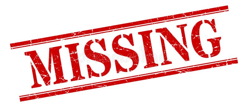 Missing stamp stock illustration