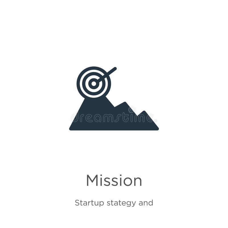 Mission Icon Vector Trendy Flat Mission Icon From Startup Collection
