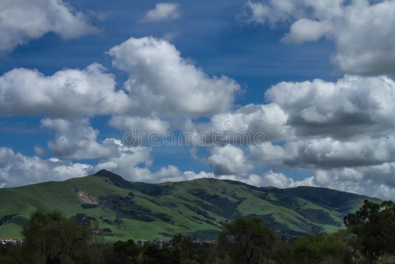 Fremont California Mission Peak the begining of Spring